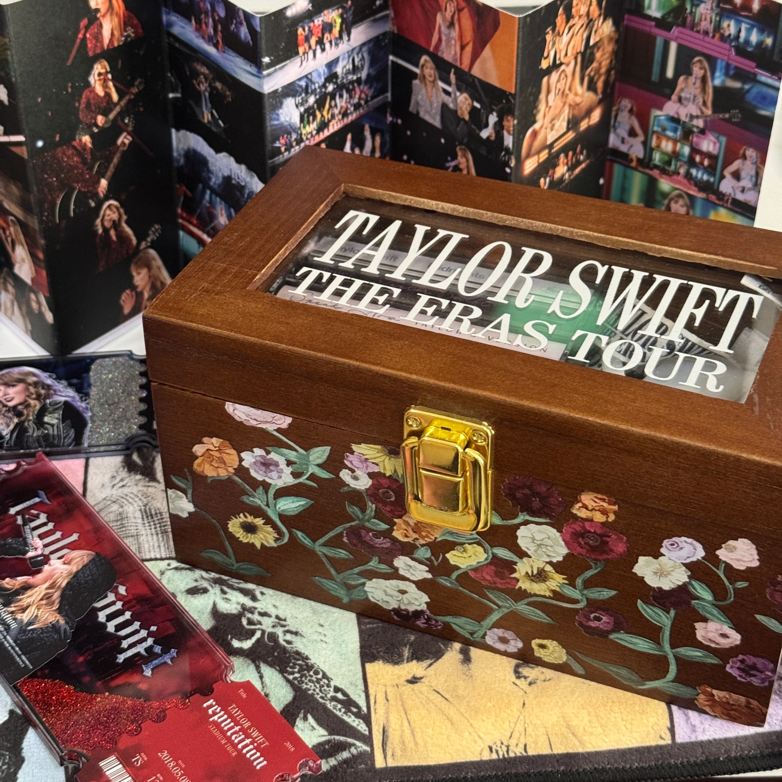 Eras Tour Surprise Song Piano Wooden Keepsake Box
