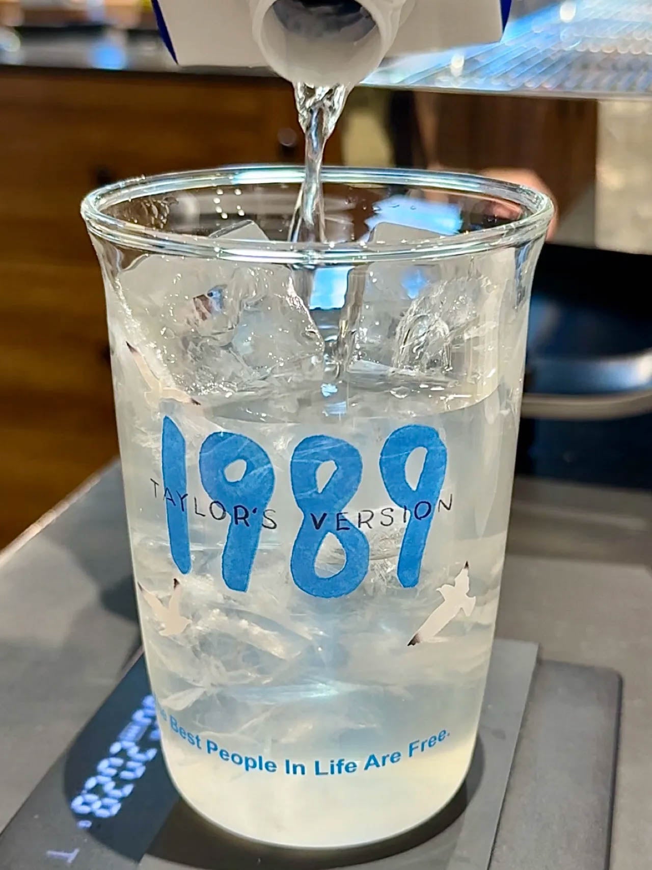 1998 Seagull Glass Cup | 16oz Clear Glass