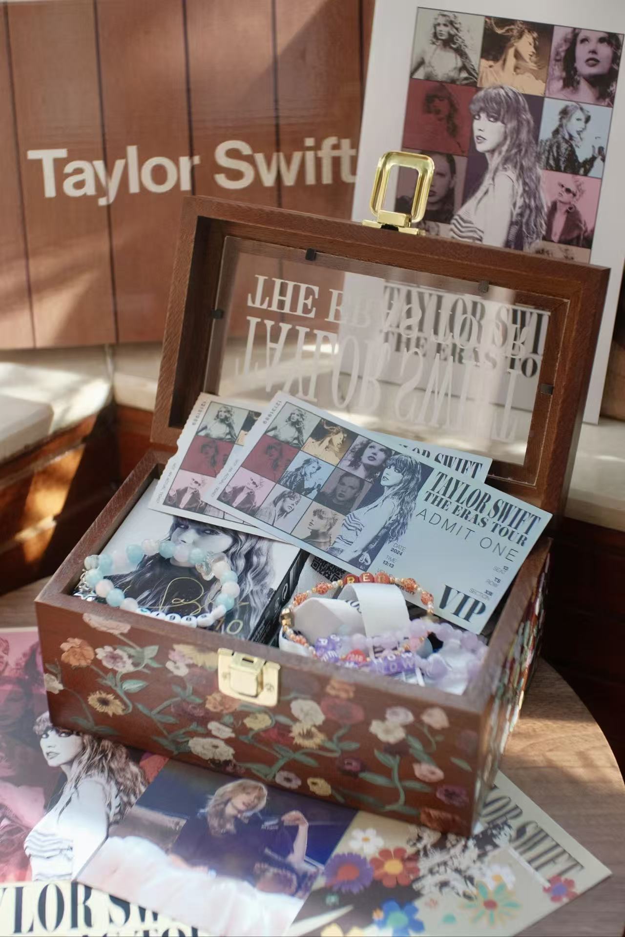 Eras Tour Surprise Song Piano Wooden Keepsake Box
