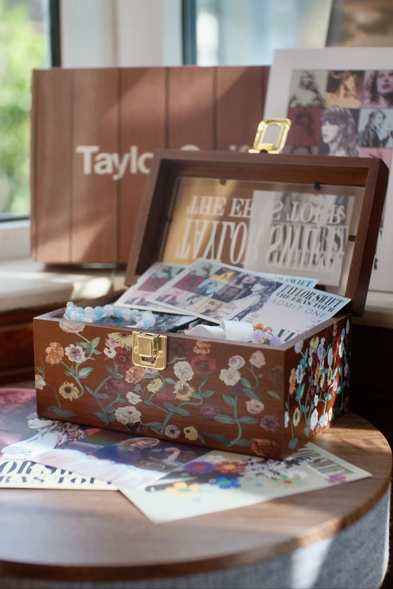 Eras Tour Surprise Song Piano Wooden Keepsake Box